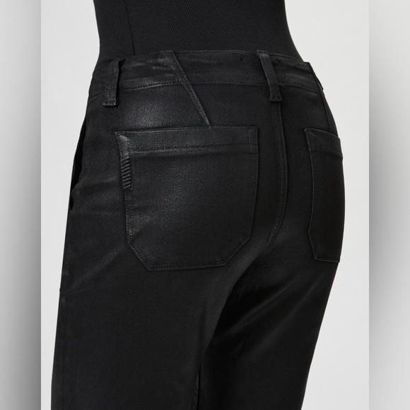 Paige Mayslie Straight Ankle Black Fog Luxe Coating - Picture 3 of 8